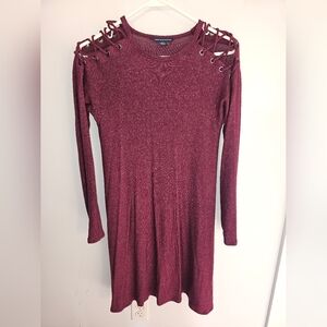 AE Burgundy Dress